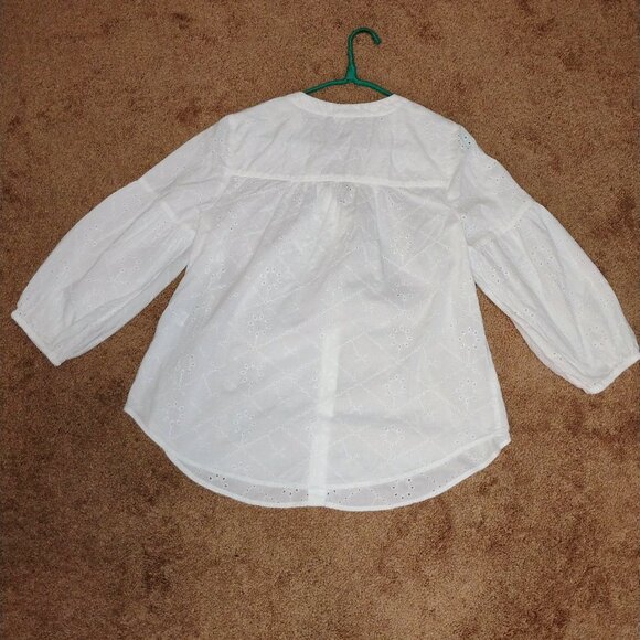J-Jill White Buton up Blouse xs - Picture 3 of 7